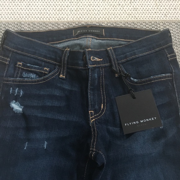 NWT Regular Rise Distressed Skinny Jeans - Picture 5 of 6